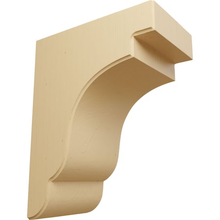 Ekena Millwork 5 1/4"W x 8 1/2"D x 11"H Bedford Bracket, Alder BKTW05X09X11BEAL